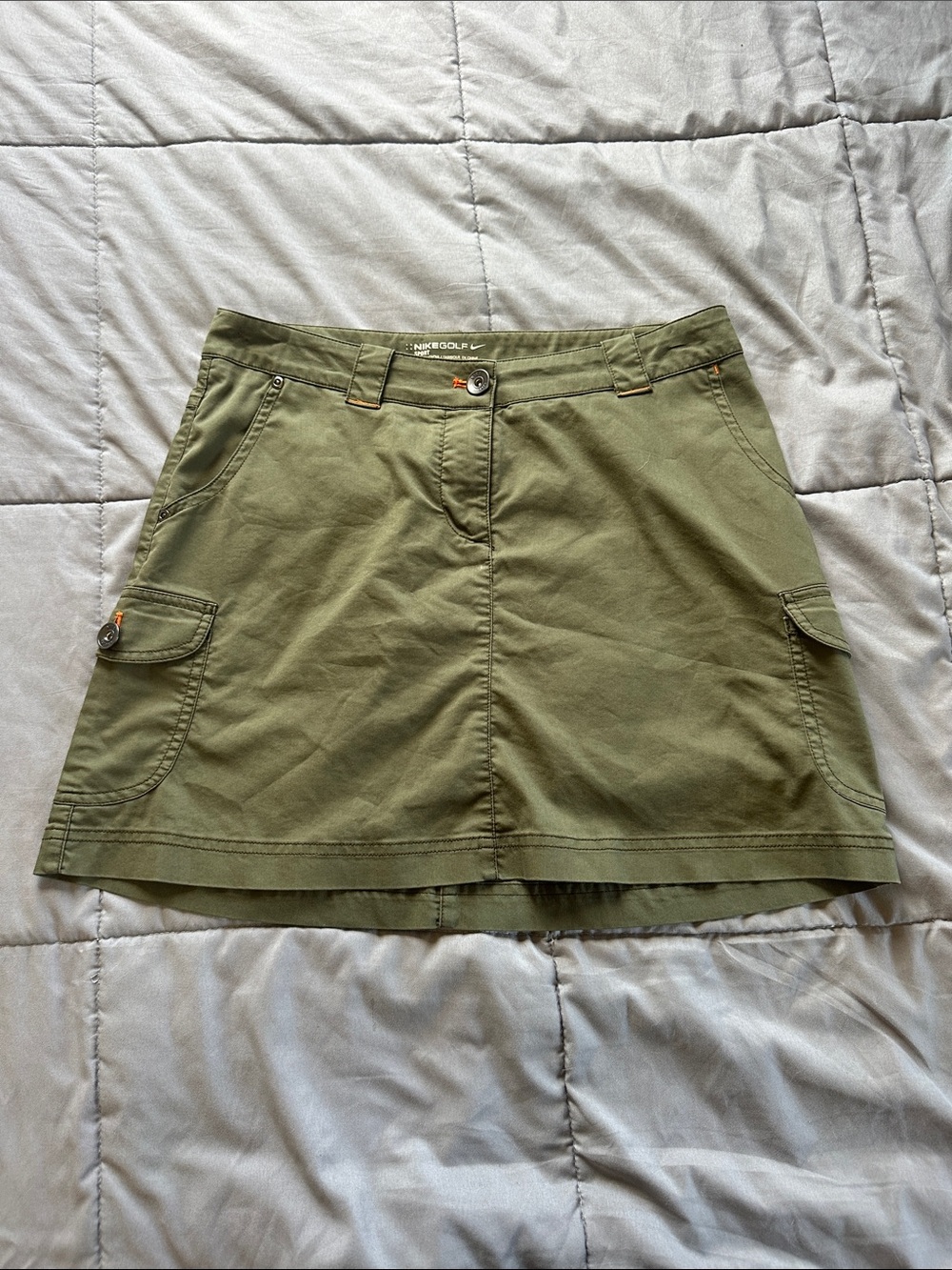 Nike Olive Green Dri-Fit Sport Skirt